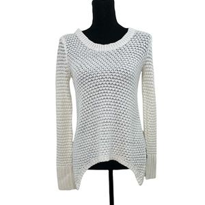 No Boundaries Cream Knit Pullover Sweater